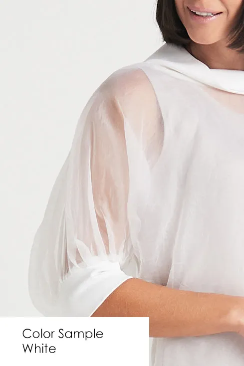 Organza Trench Coat