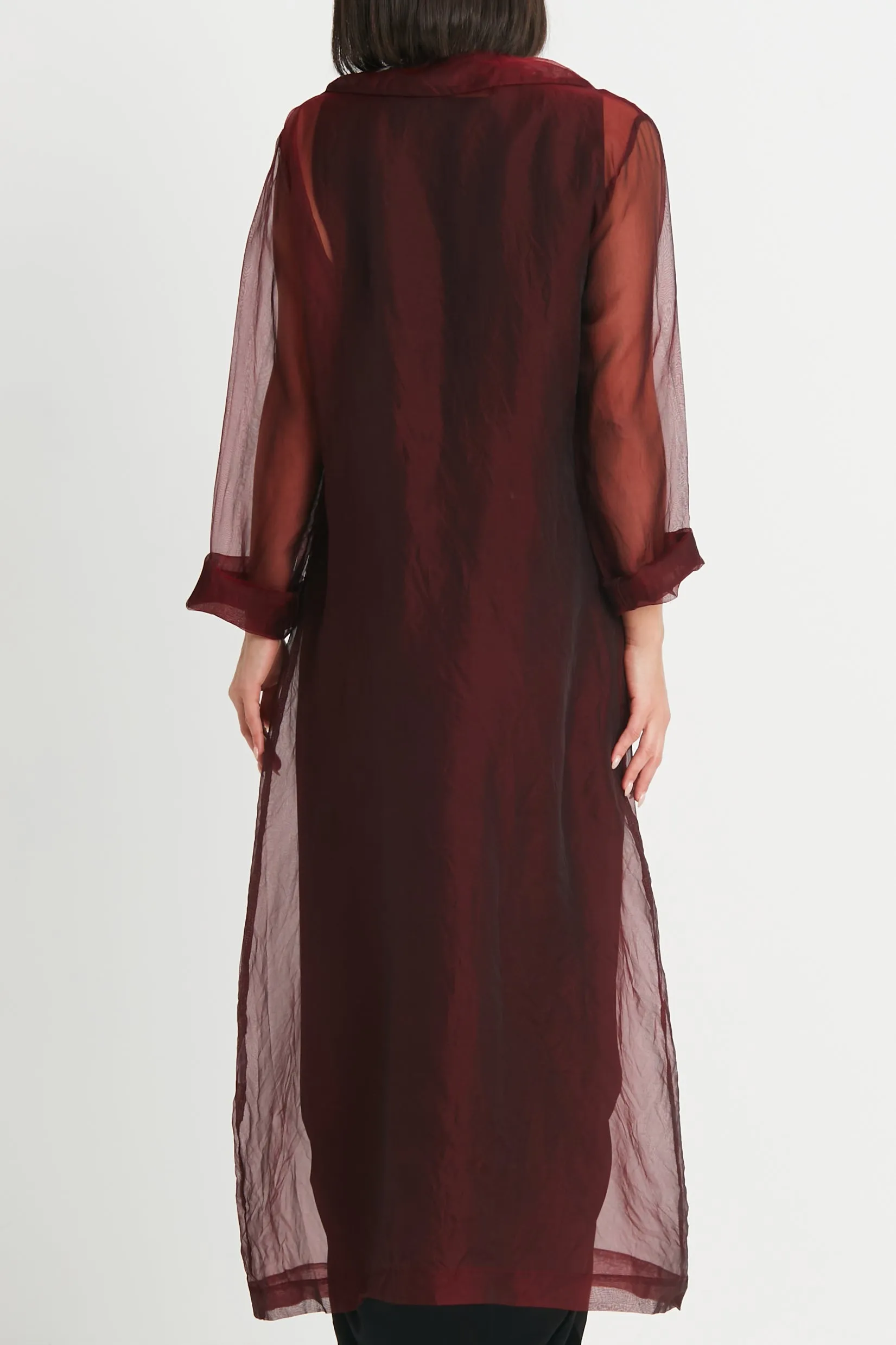 Organza Trench Coat