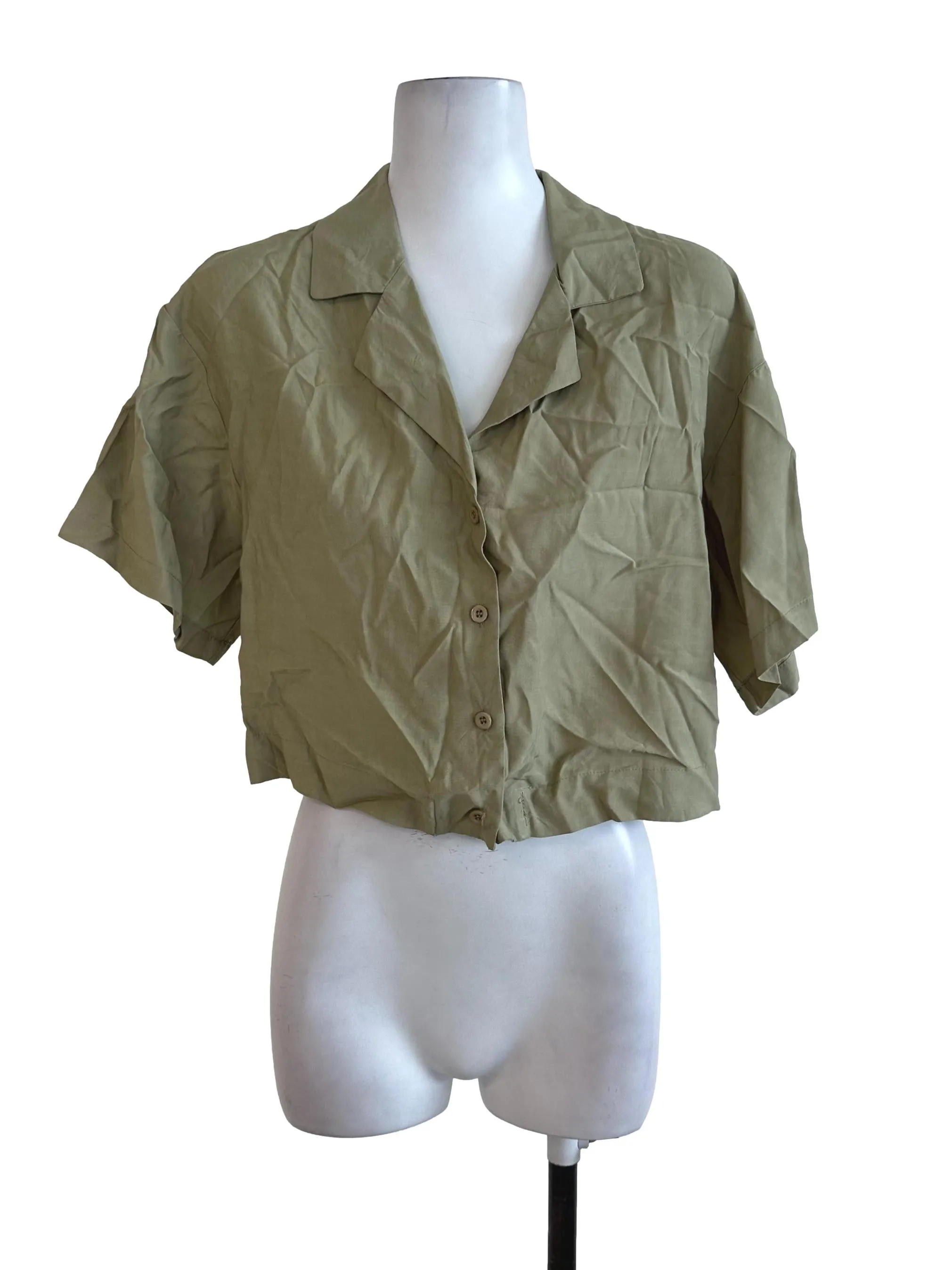 Pastel Green Collar Top TEM