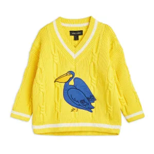 Pelican Knitted V-Neck Sweater - Strickpullover aus 100% GOTS Bio-Baumwolle
