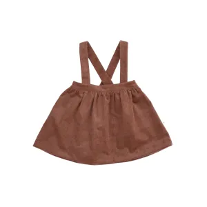 Pinafore Skirt - Corduroy Pecan