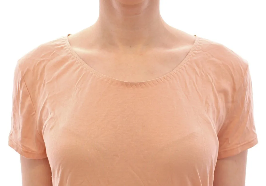 Pink shortsleeve crewneck t-shirt