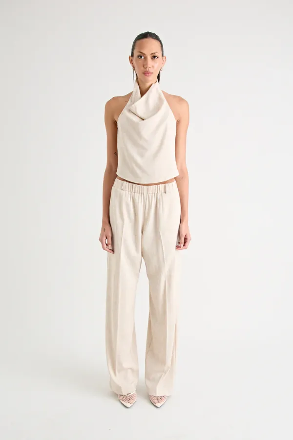 Pino Wide Leg Pant Natural