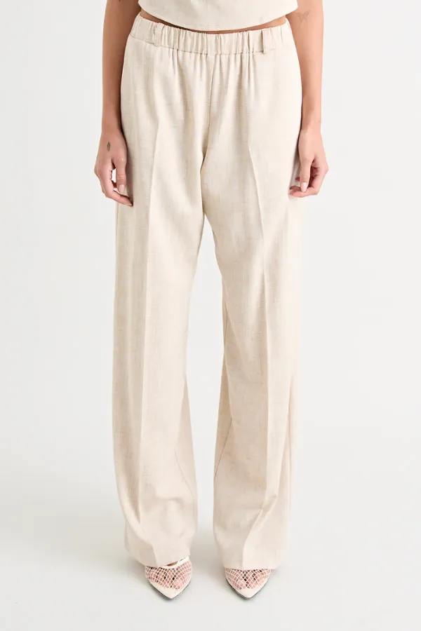 Pino Wide Leg Pant Natural