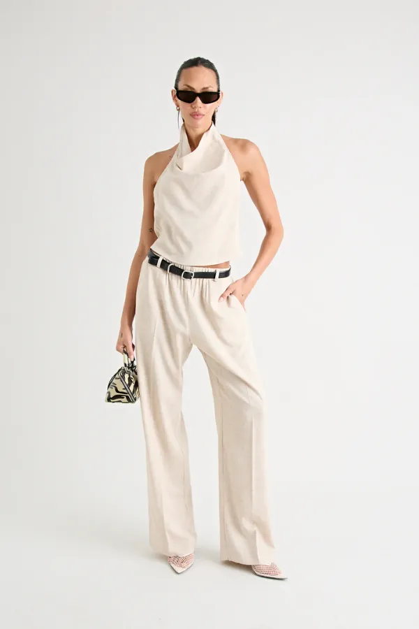 Pino Wide Leg Pant Natural