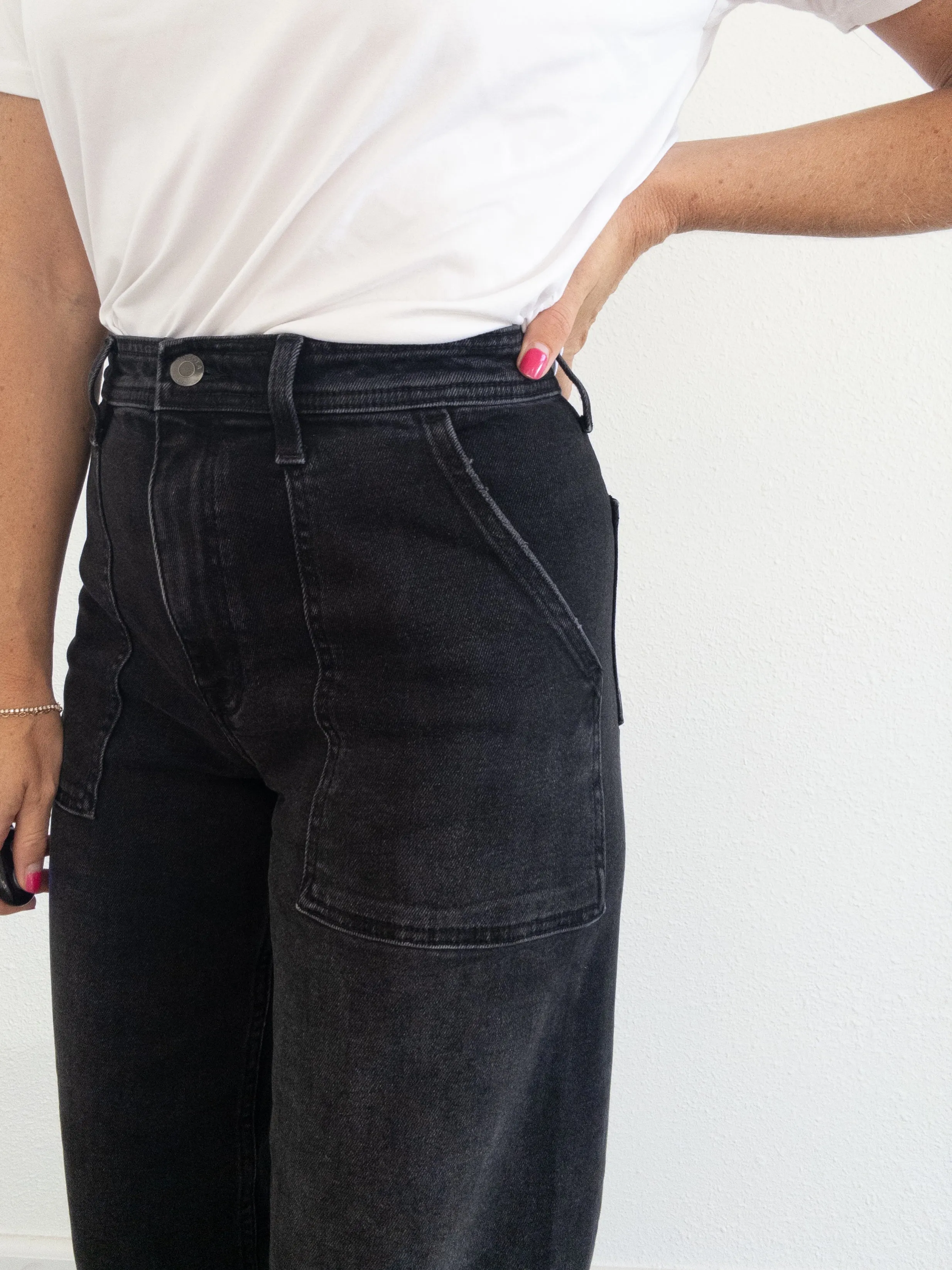 Pistola Penny Utility HIgh Rise Wide Leg