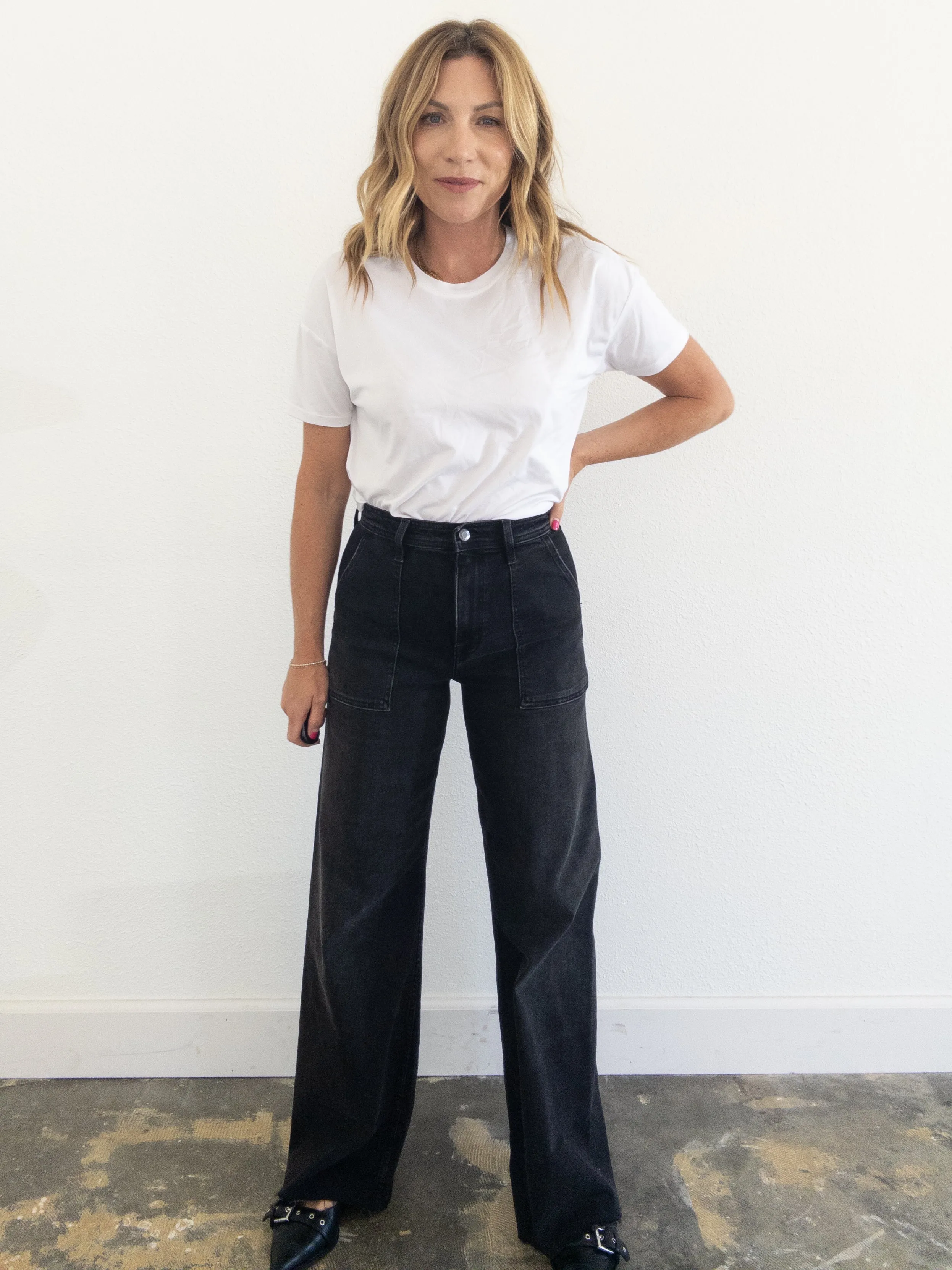 Pistola Penny Utility HIgh Rise Wide Leg