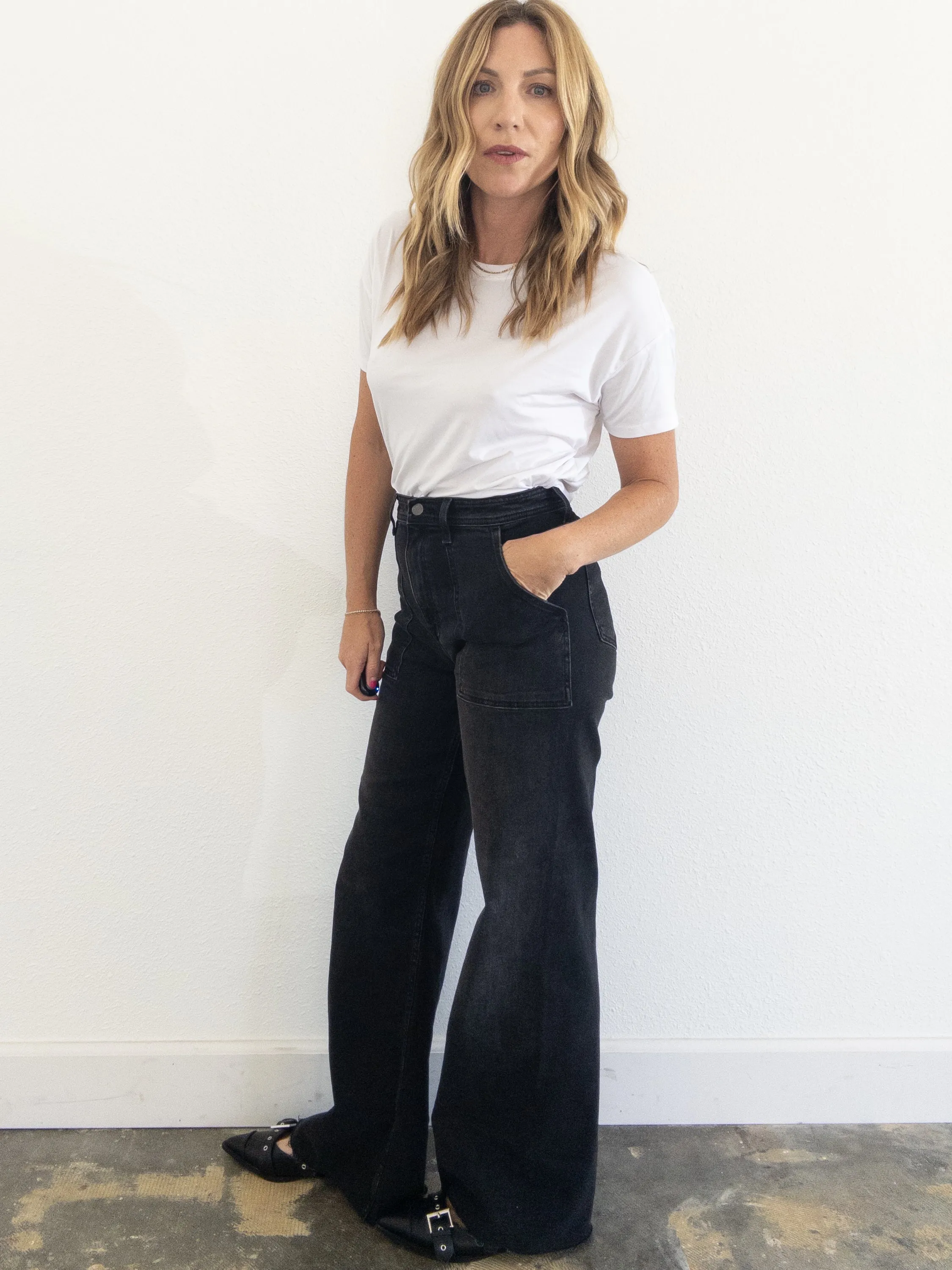 Pistola Penny Utility HIgh Rise Wide Leg