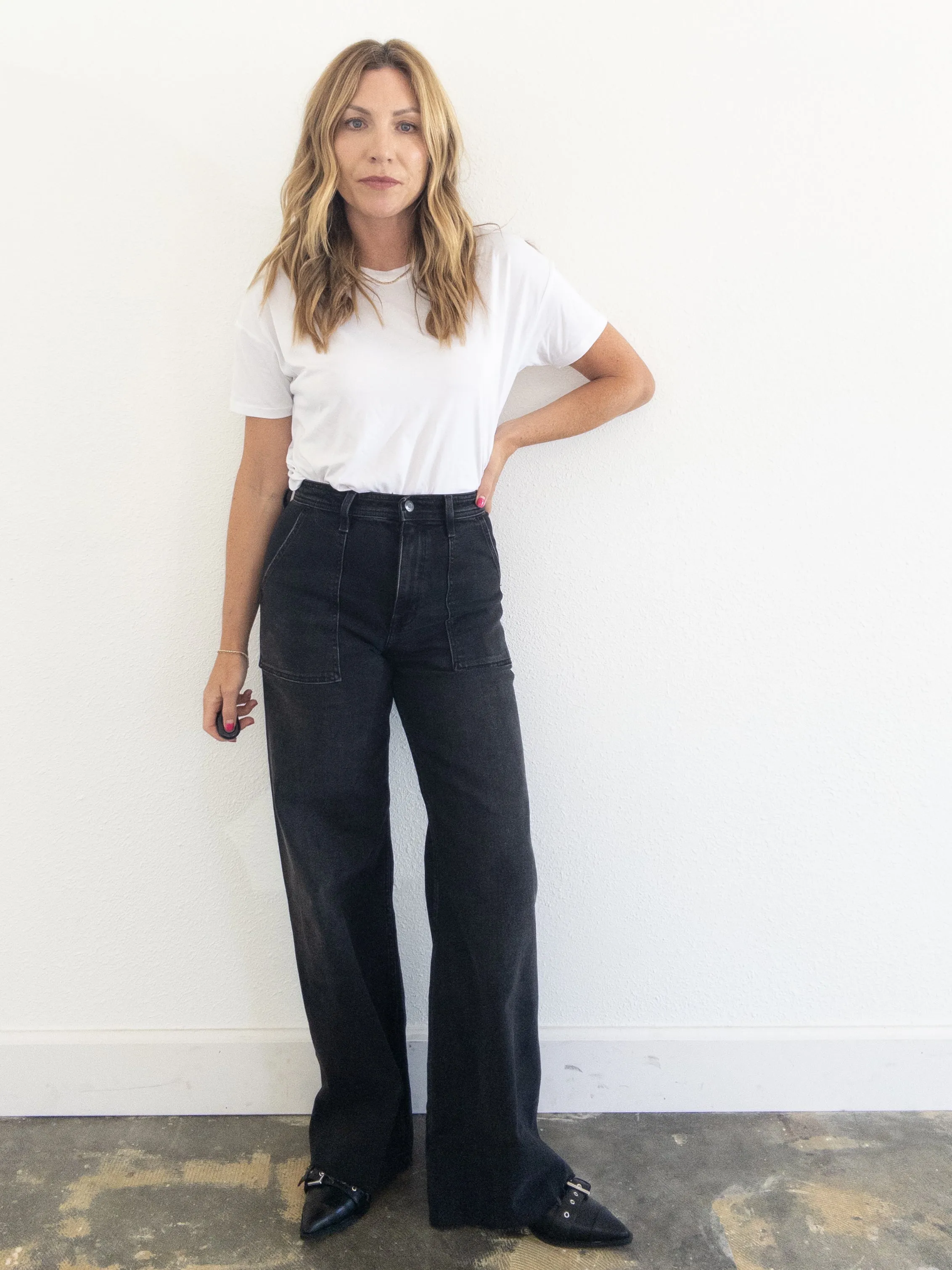Pistola Penny Utility HIgh Rise Wide Leg