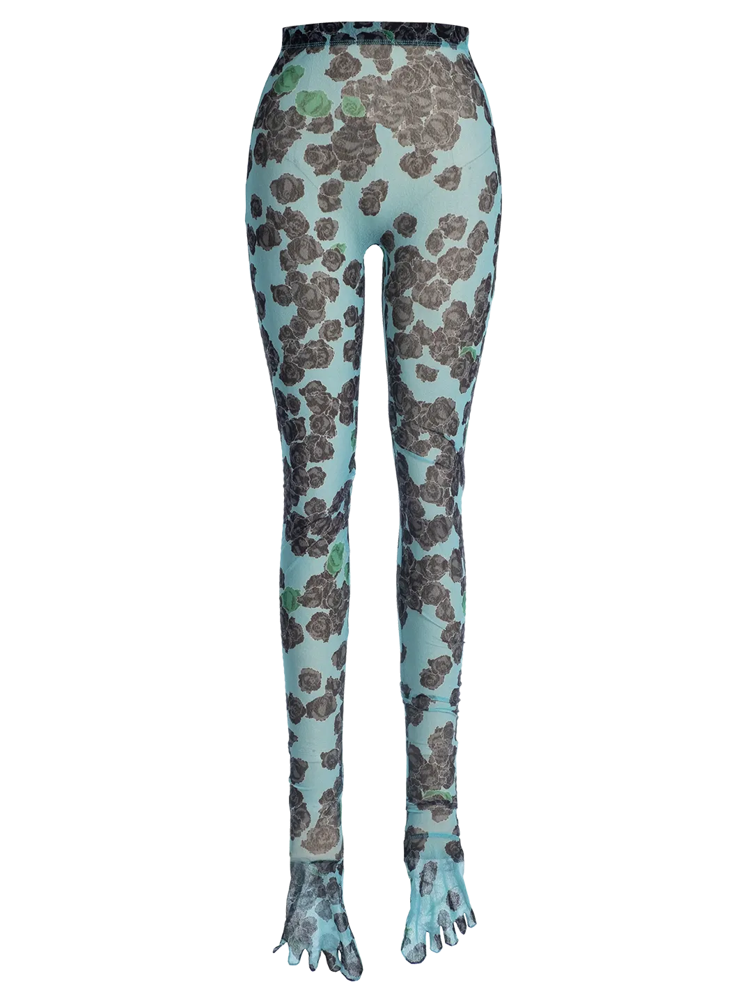 Pixel Roses Gauzy Leggings