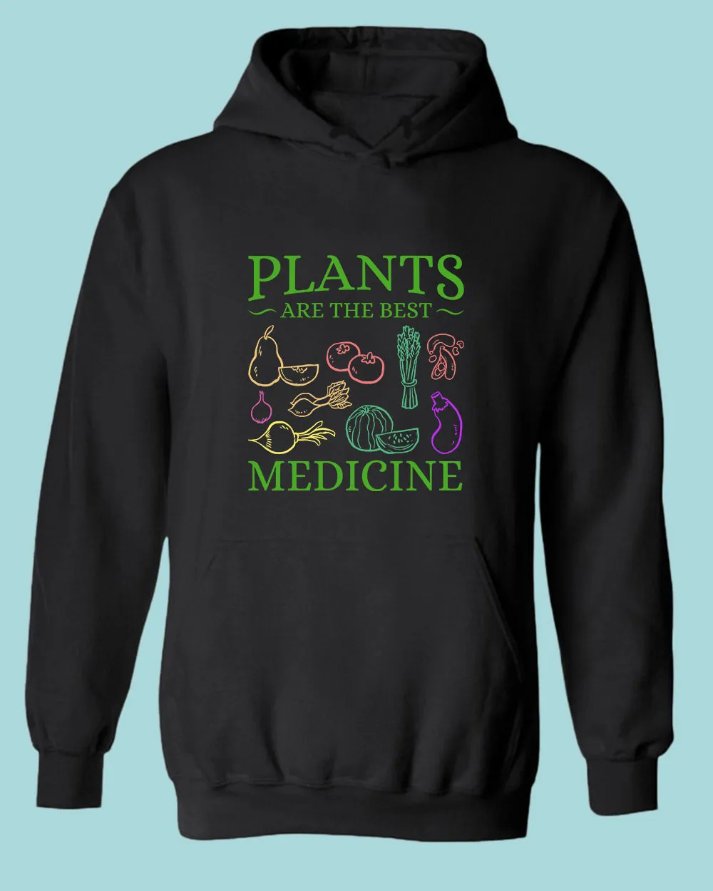 Planet Are The Best Medicine Hoodie, vegetarian Hoodie