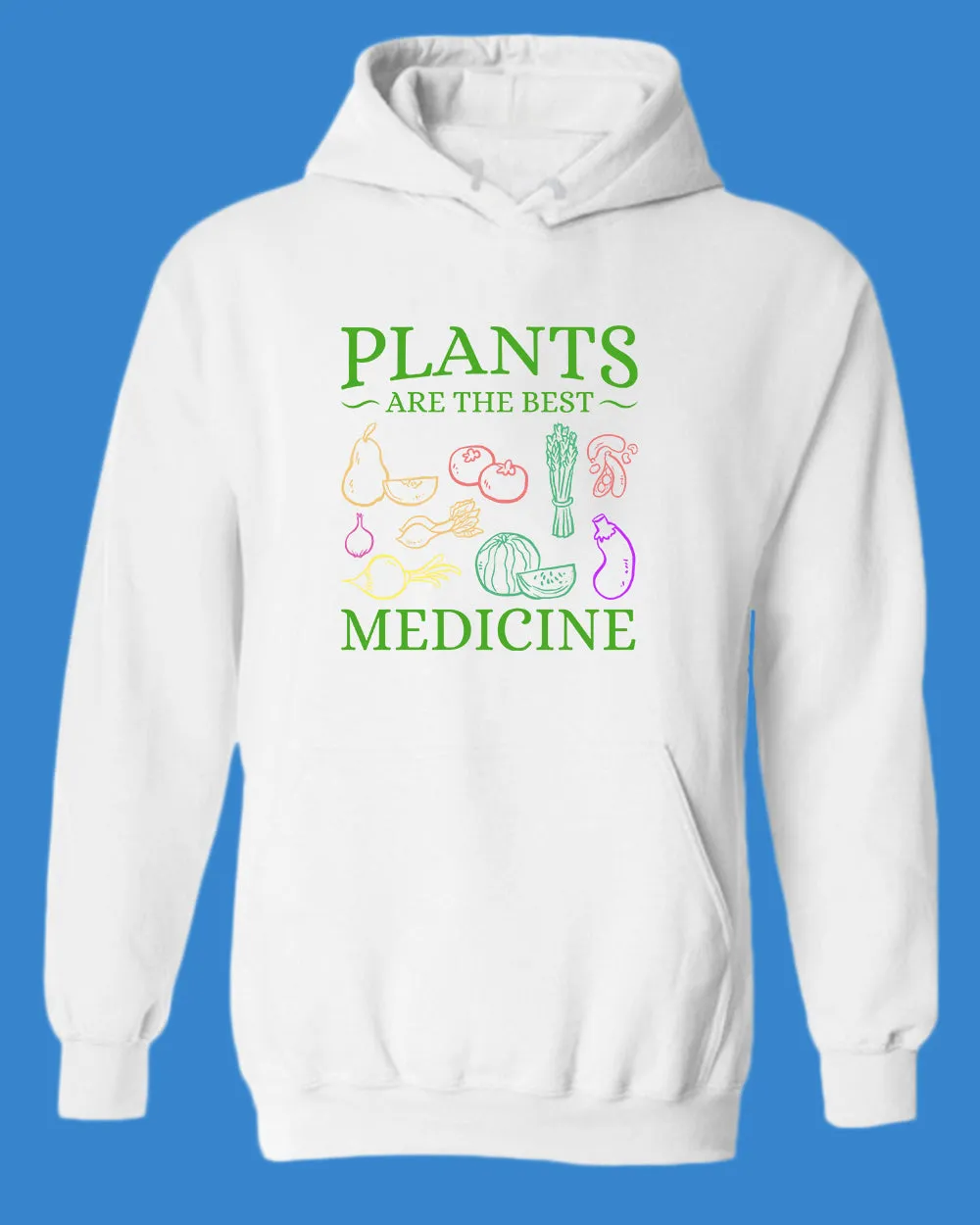 Planet Are The Best Medicine Hoodie, vegetarian Hoodie