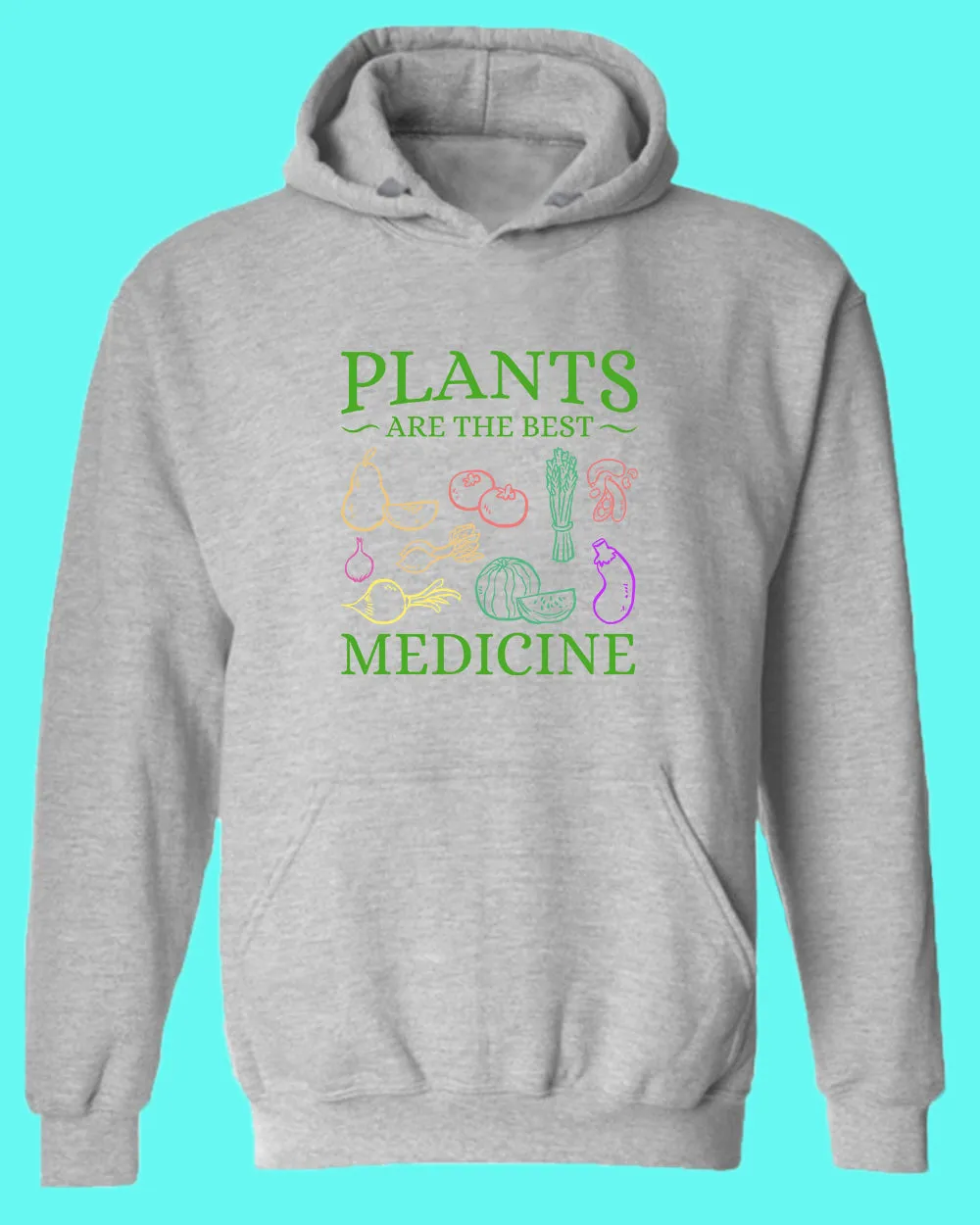 Planet Are The Best Medicine Hoodie, vegetarian Hoodie