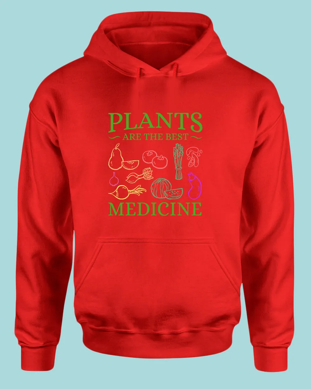 Planet Are The Best Medicine Hoodie, vegetarian Hoodie