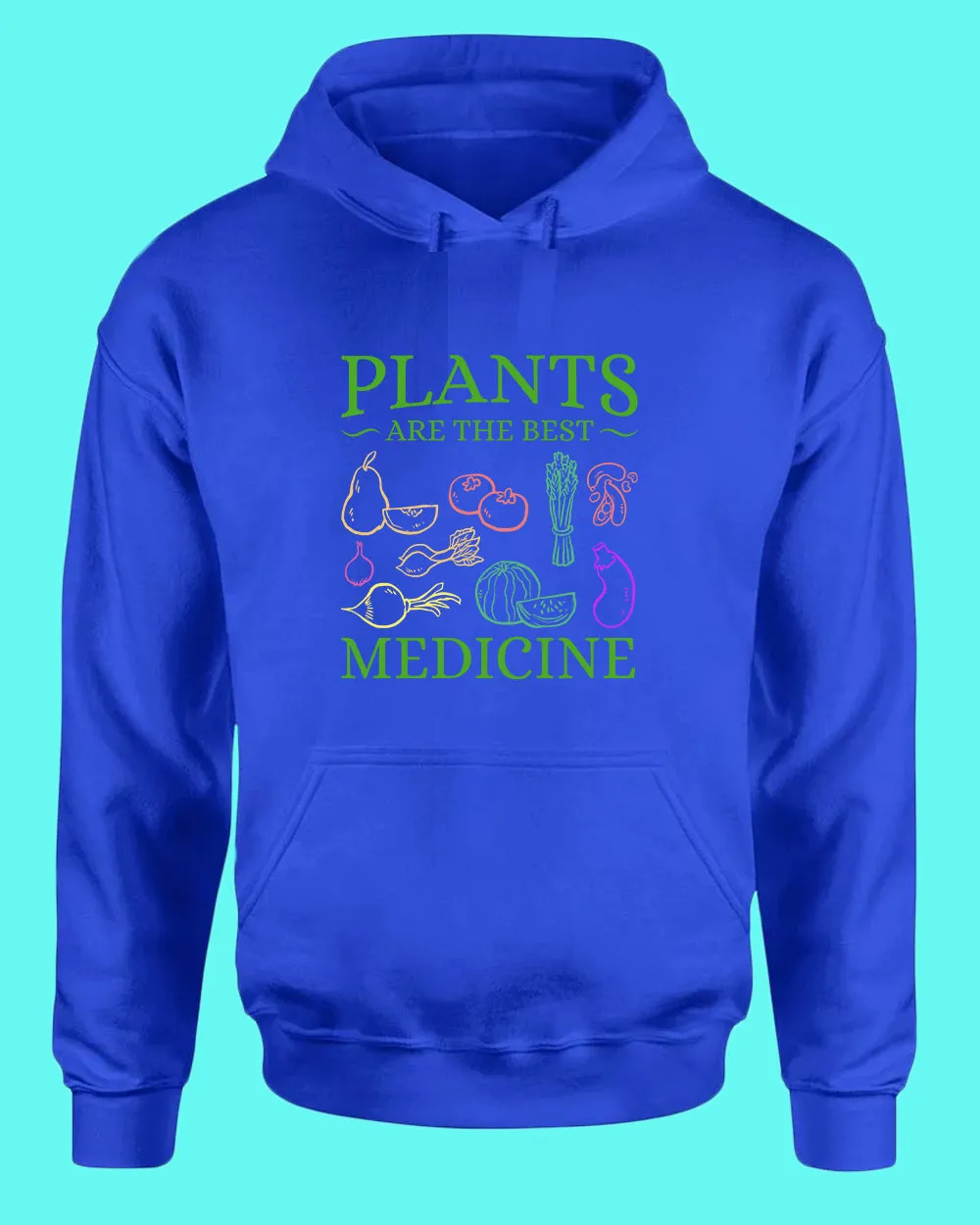 Planet Are The Best Medicine Hoodie, vegetarian Hoodie