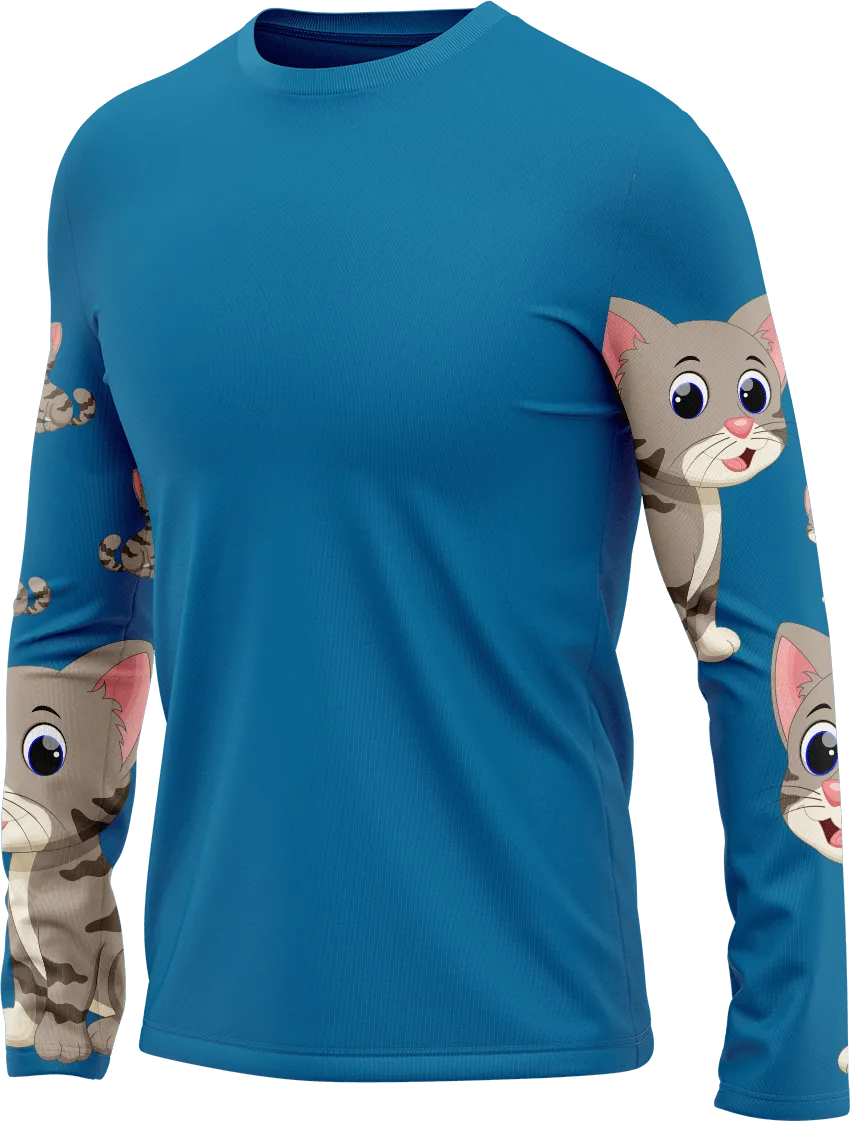 Playful Pussycat Rash Shirt Long Sleeve