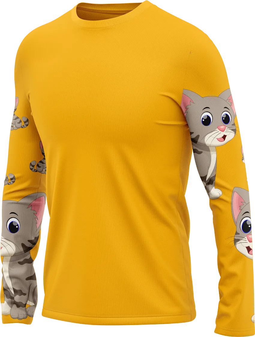 Playful Pussycat Rash Shirt Long Sleeve