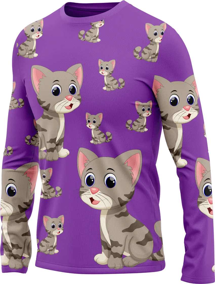 Playful Pussycat Rash Shirt Long Sleeve