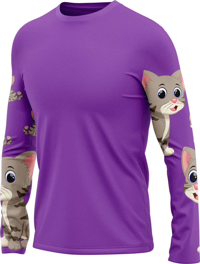 Playful Pussycat Rash Shirt Long Sleeve