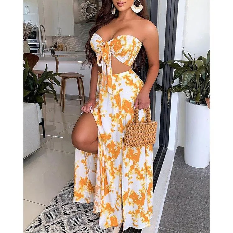 Plus Size Sexy Split Front Dresses