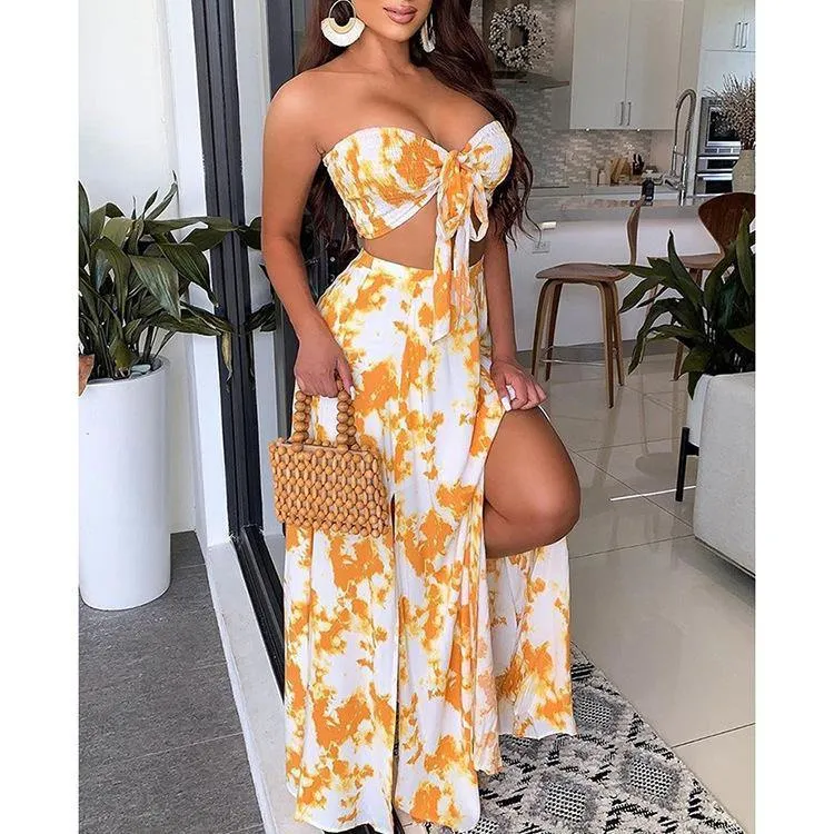 Plus Size Sexy Split Front Dresses
