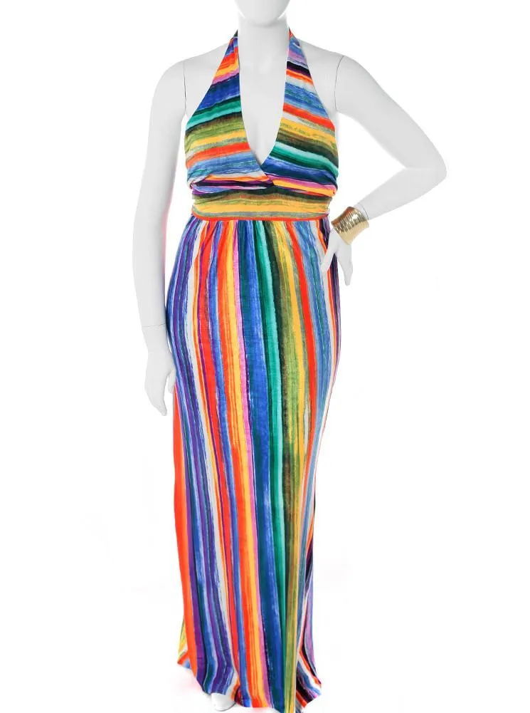 Plus Size Vivid Angel Maxi Dress