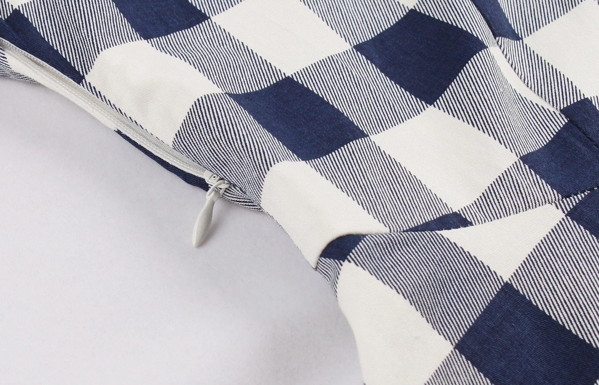 Plus Sizes Plaid Midi Length Dresses