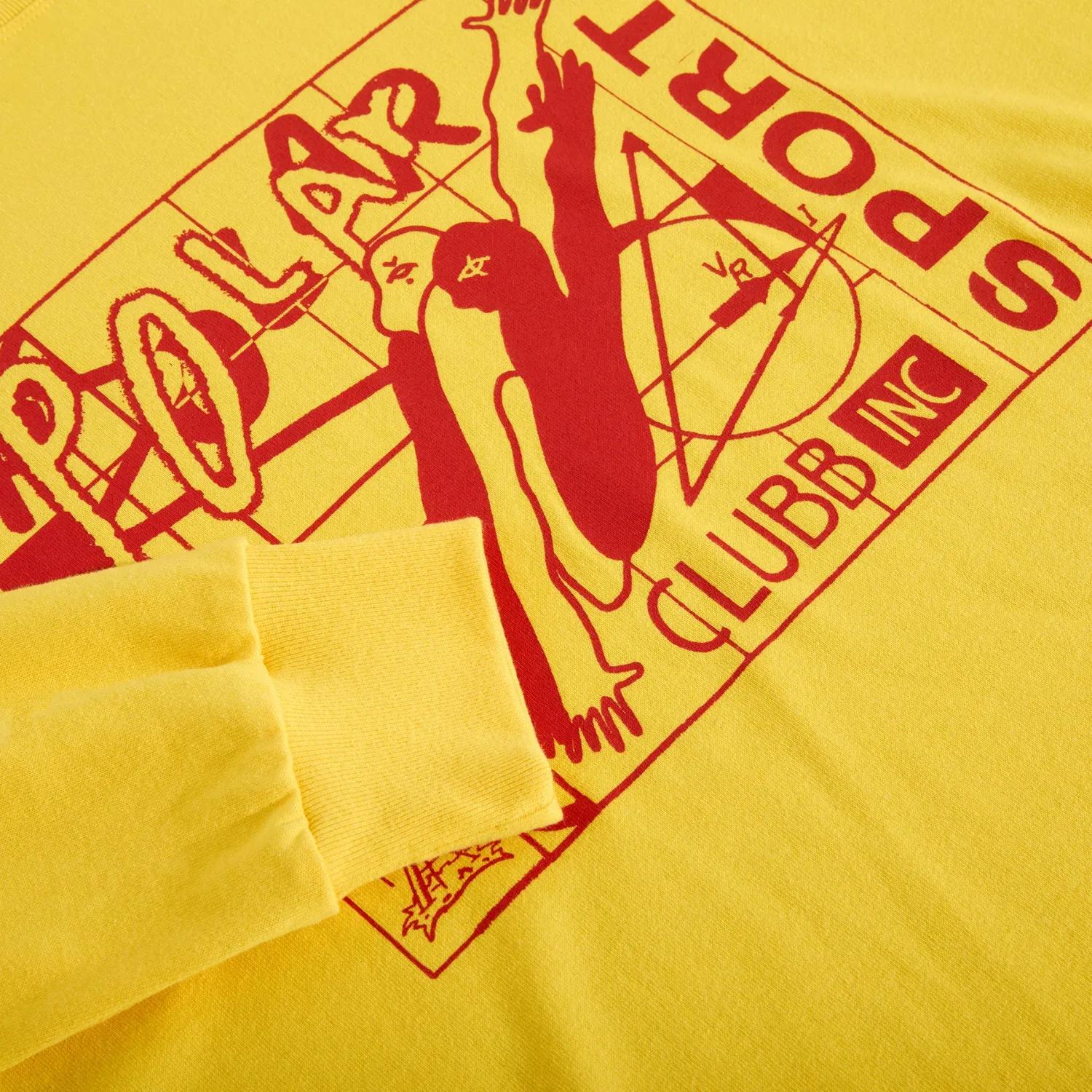 Polar Skate Co Clubb Inc Long Sleeve T-Shirt | Lemon