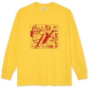 Polar Skate Co Clubb Inc Long Sleeve T-Shirt | Lemon
