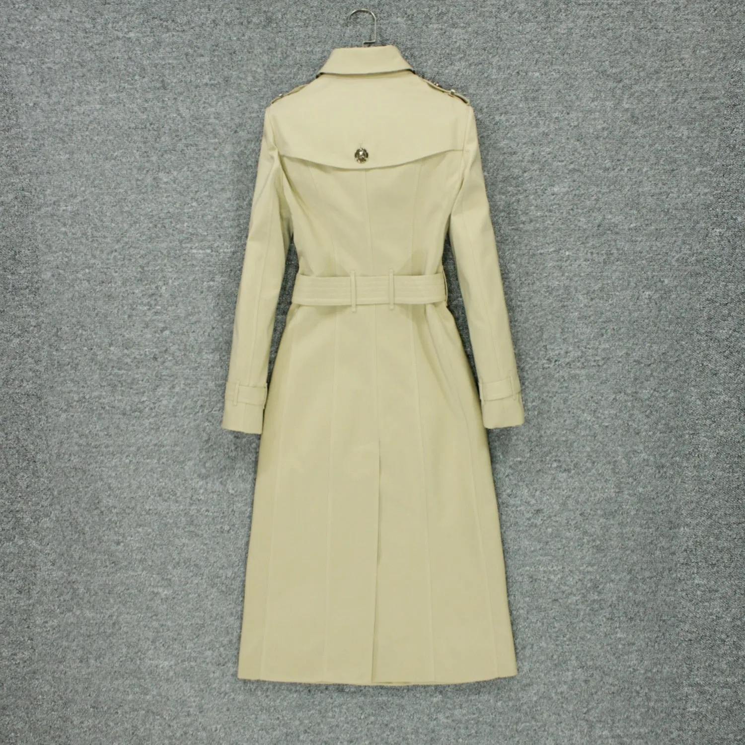 Pop paragraph dust coat female over-the-knee