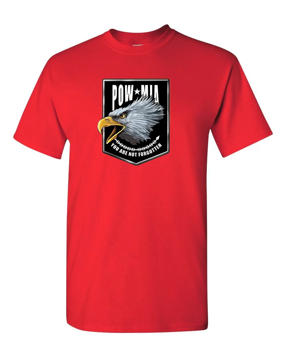 Pow Mia T-shirt, never forgotten tees, 2nd Amendment Tees, Military Tees