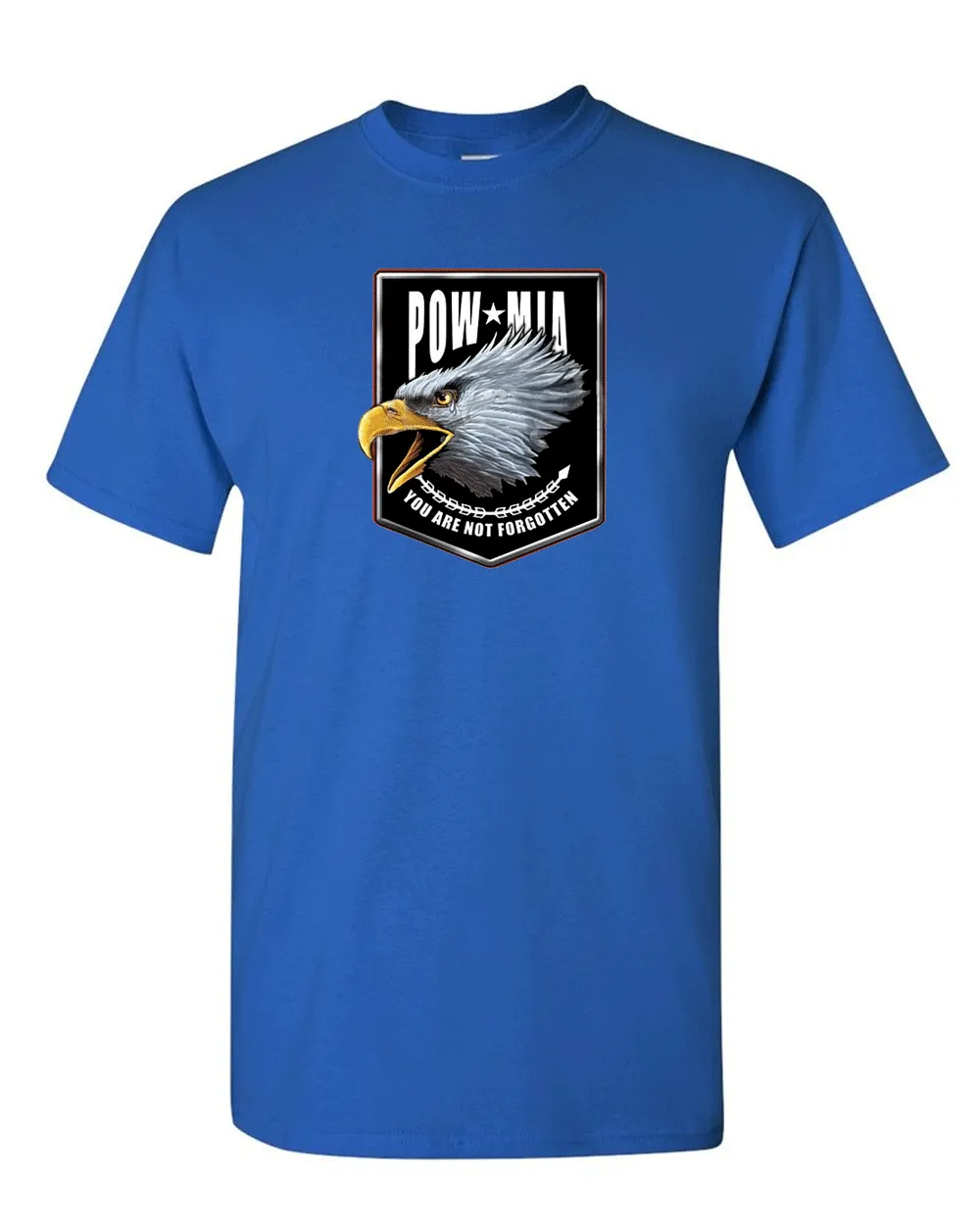 Pow Mia T-shirt, never forgotten tees, 2nd Amendment Tees, Military Tees