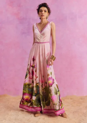 Powder pink isra jumpsuit