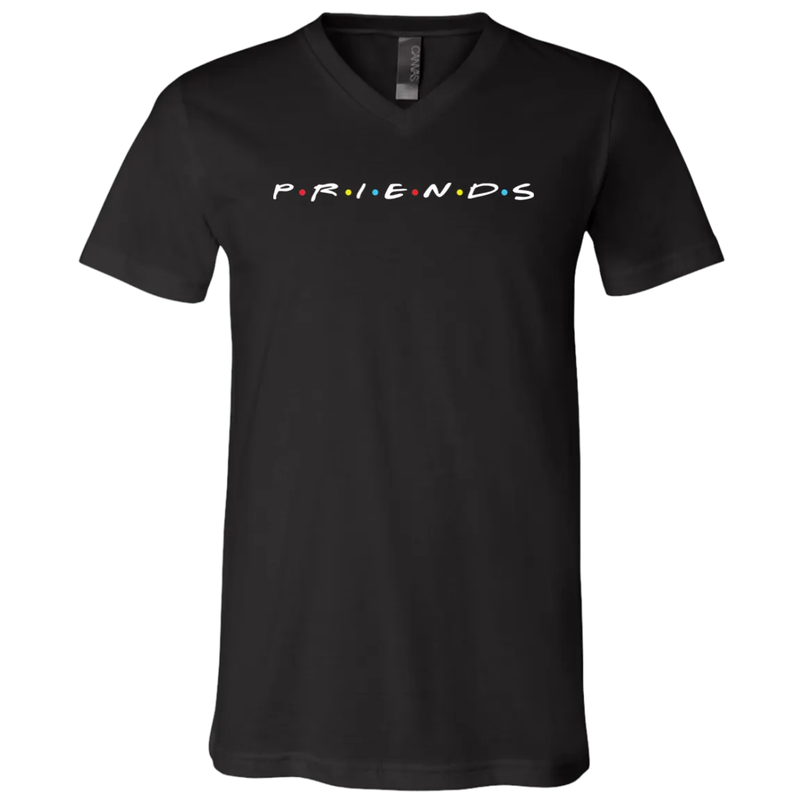 Priends Unisex Jersey V-Neck T-Shirt