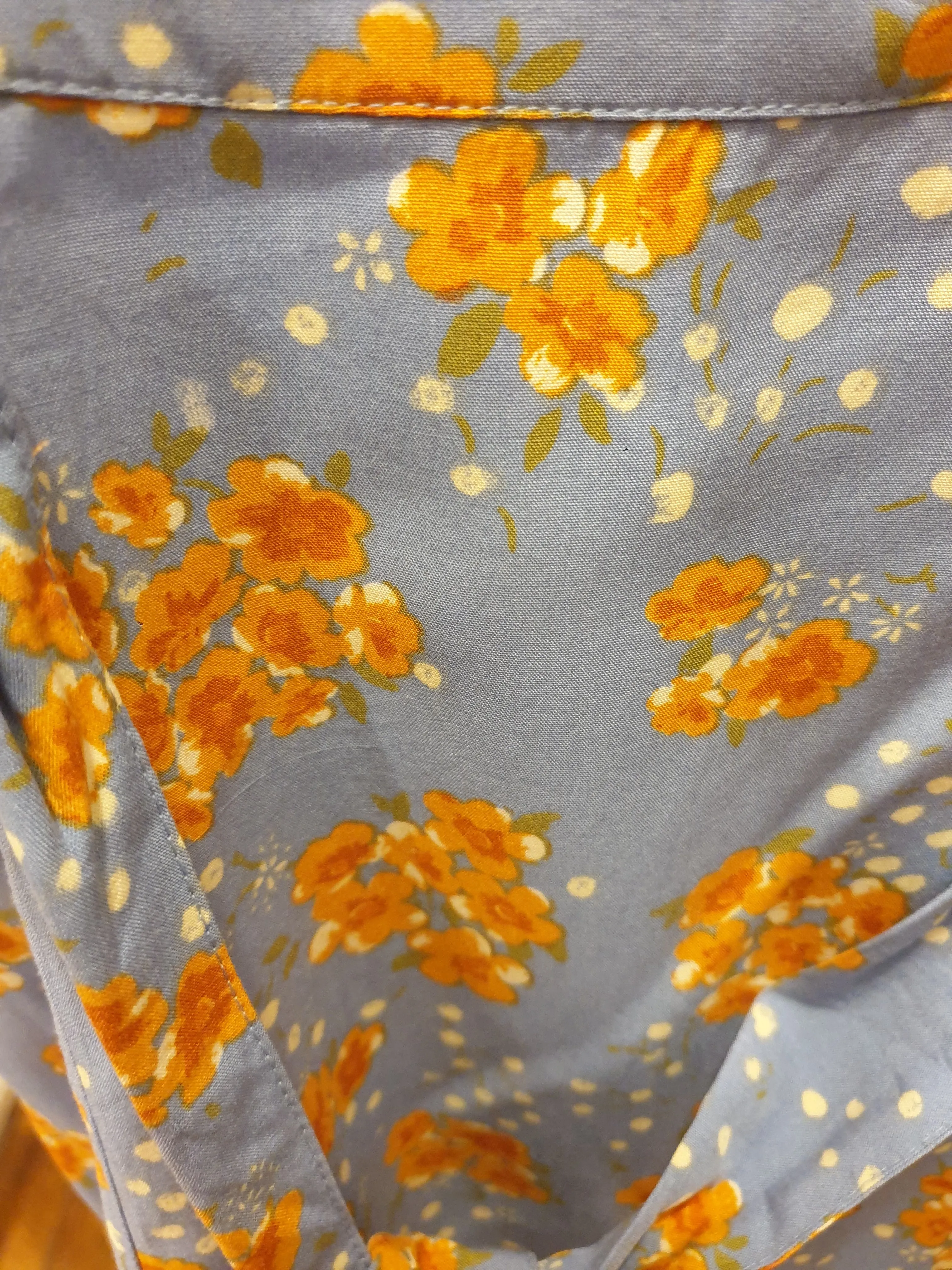 Princess Highway blue floral skirt size 14 (best fits 12-small 14)