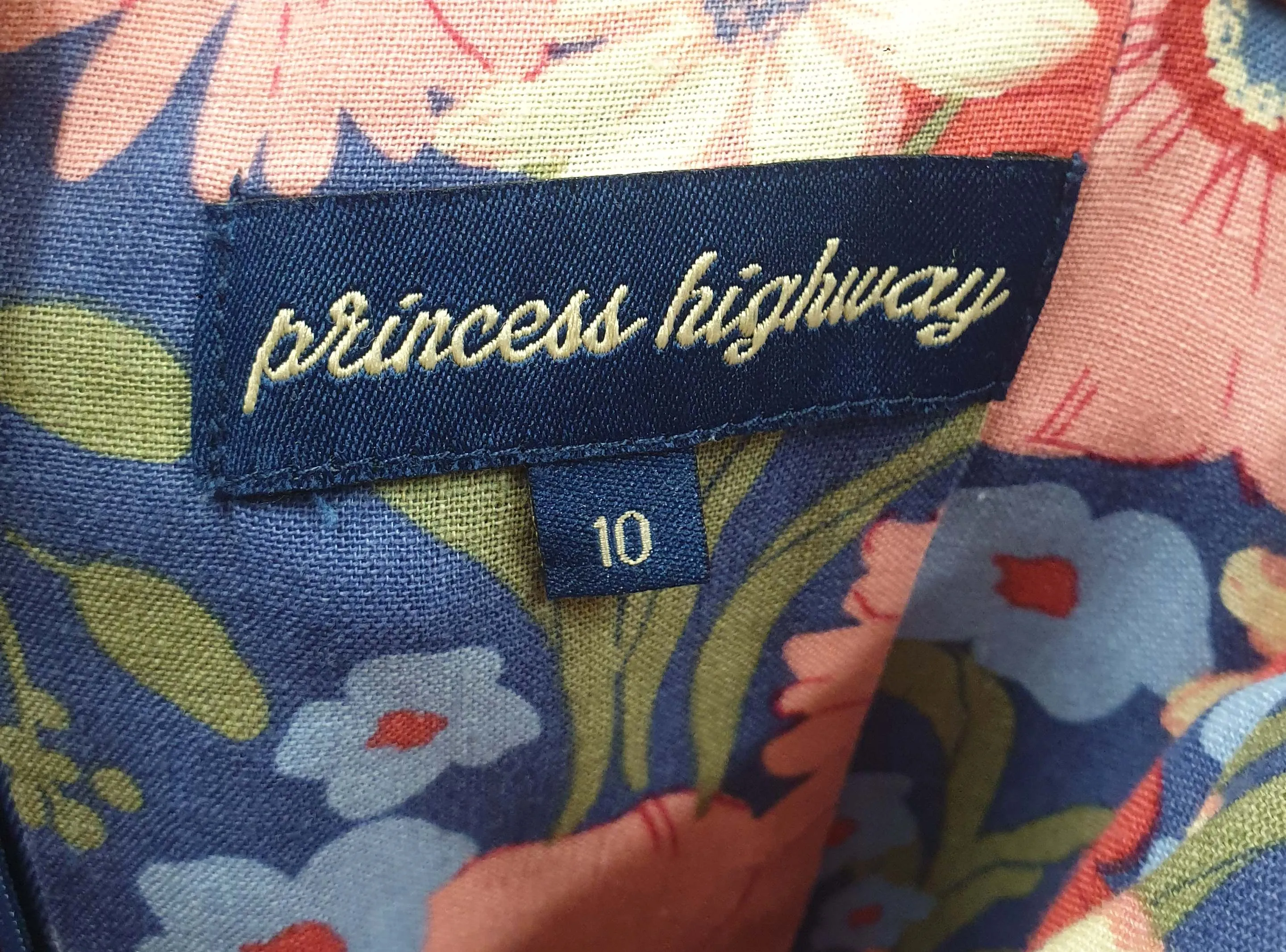 Princess Highway floral spaghetti strap jumpsuit size 10