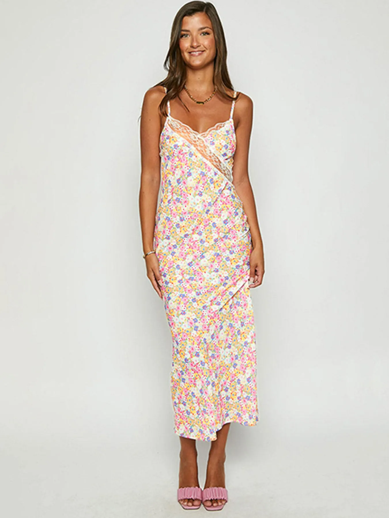 Printed Fit And Flare Dress