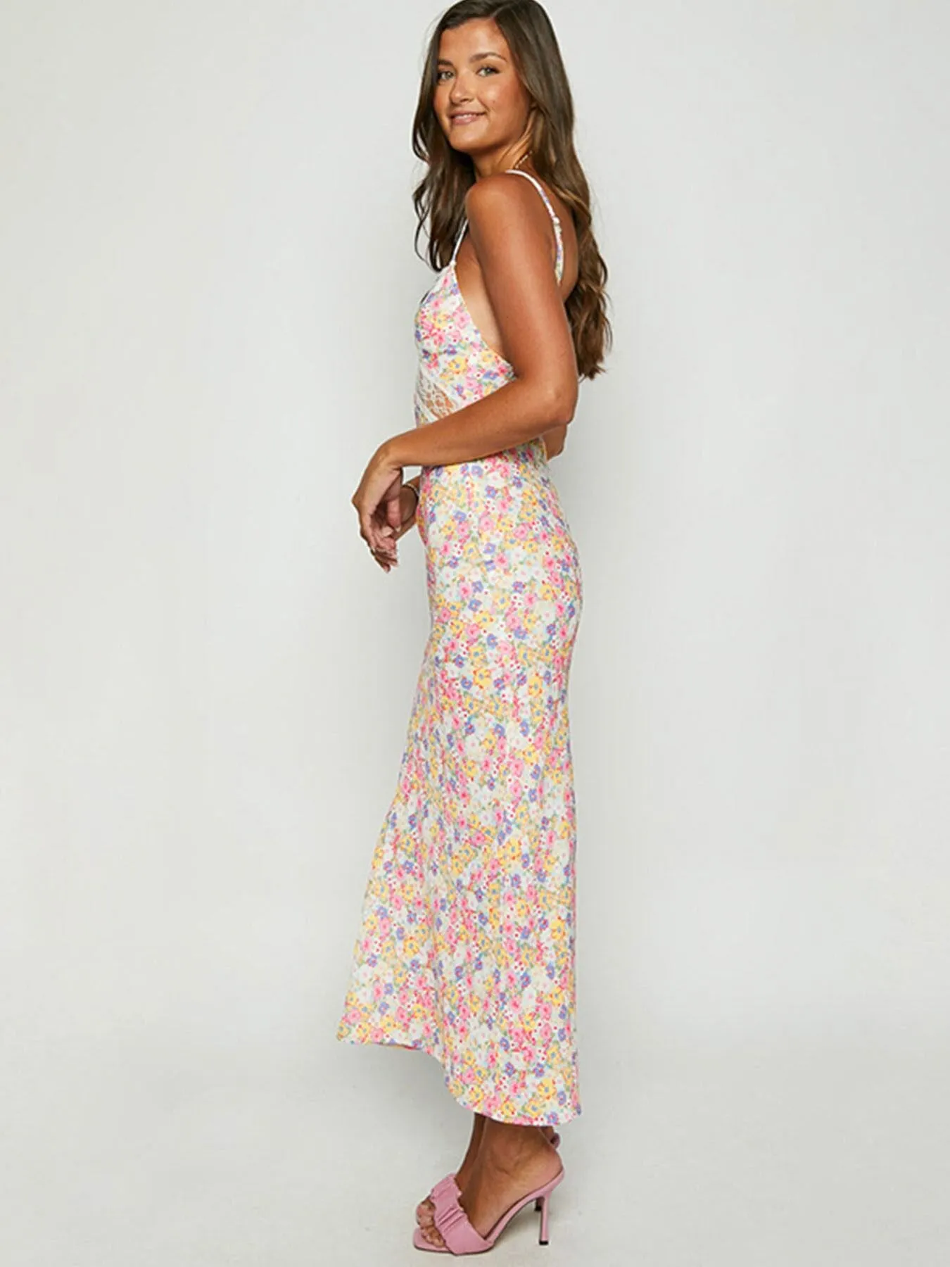 Printed Fit And Flare Dress