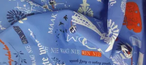 Printed Mini Matt Sky Blue