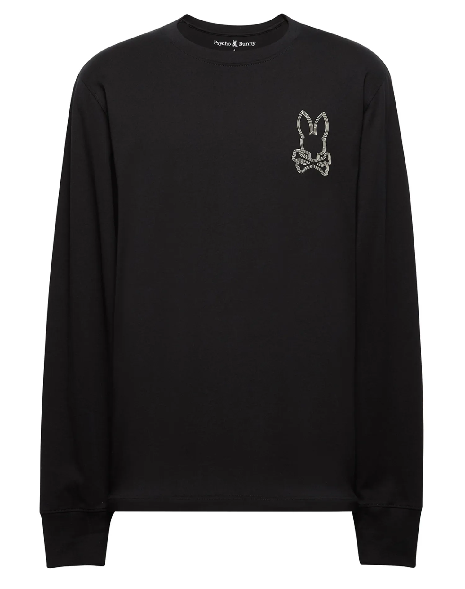 Psycho Bunny Monarch Long Sleeve Graphic Tee - Black