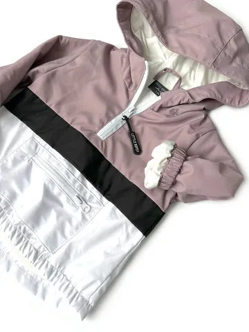 PULLOVER WINDBREAKER - DUSTY PLUM