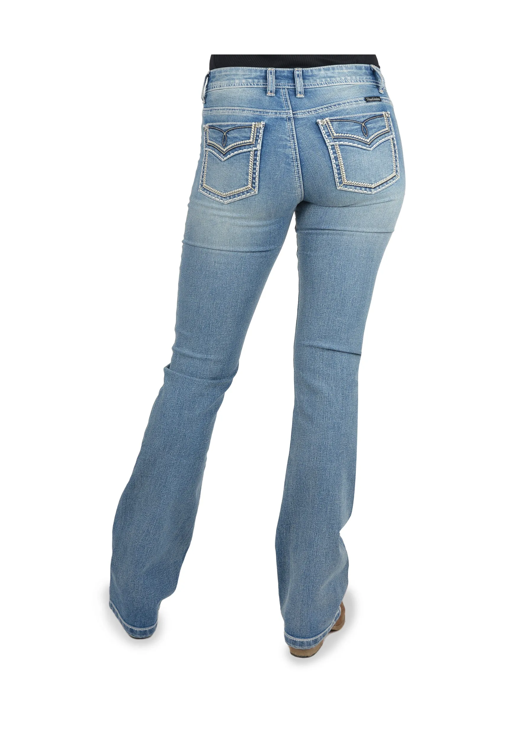 Pure Western Veronica Bootcut Ladies Jean Moonshine