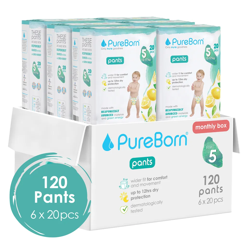 Pureborn Monthly Nappy Pants Bundle