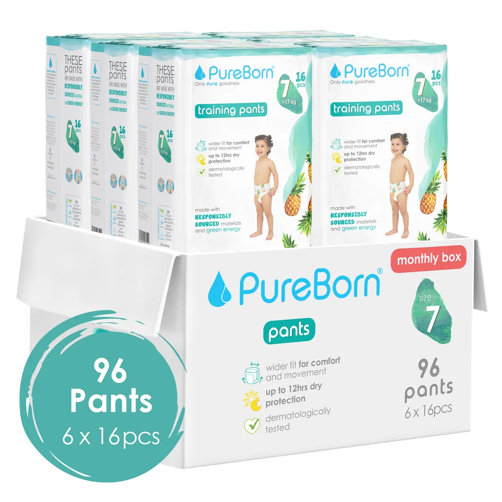 Pureborn Monthly Nappy Pants Bundle