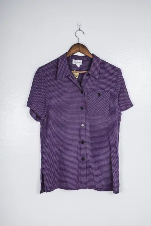Purple Button Down
