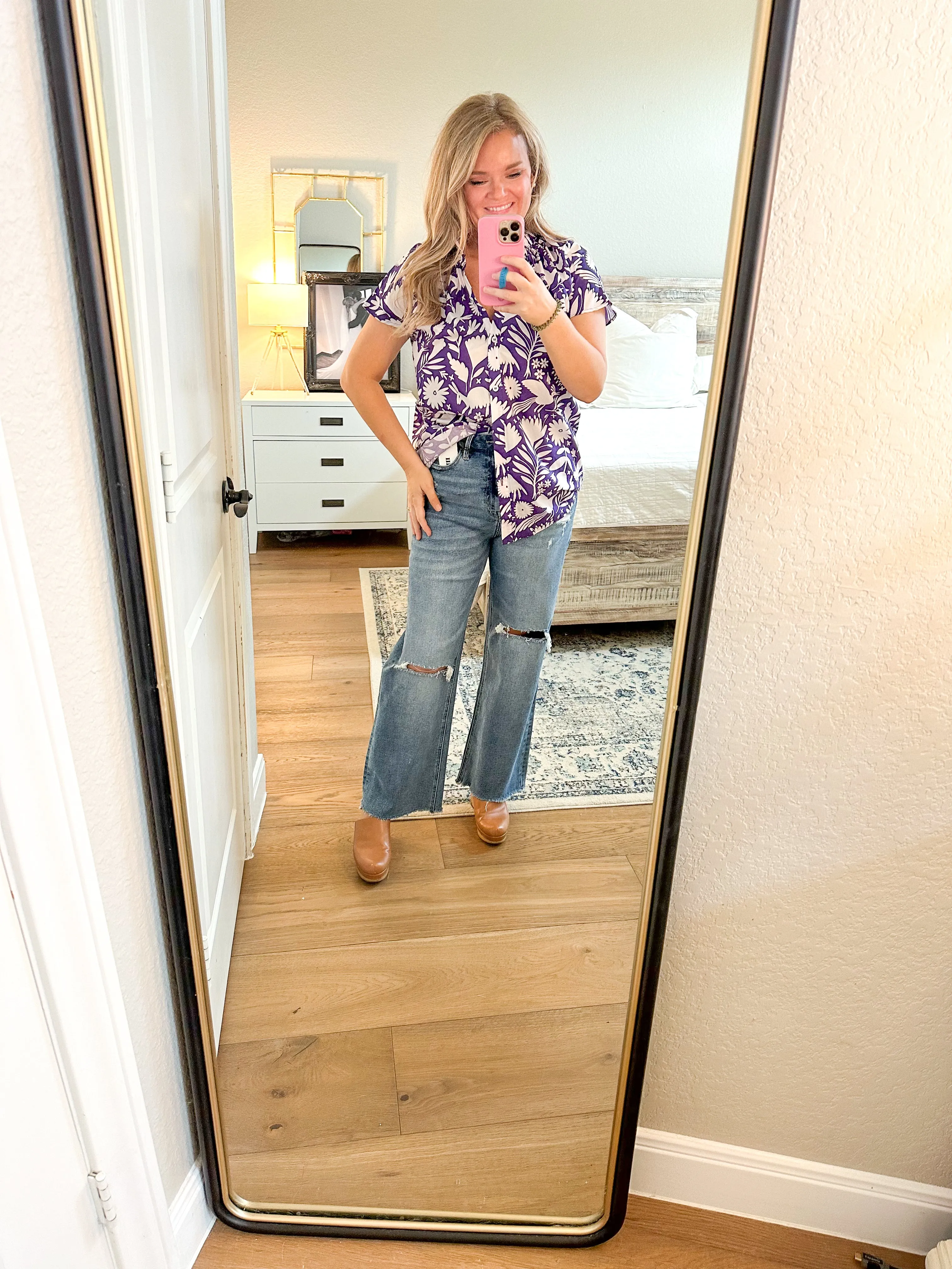 Purple Otomi Blouse