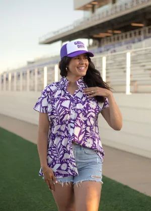 Purple Otomi Blouse