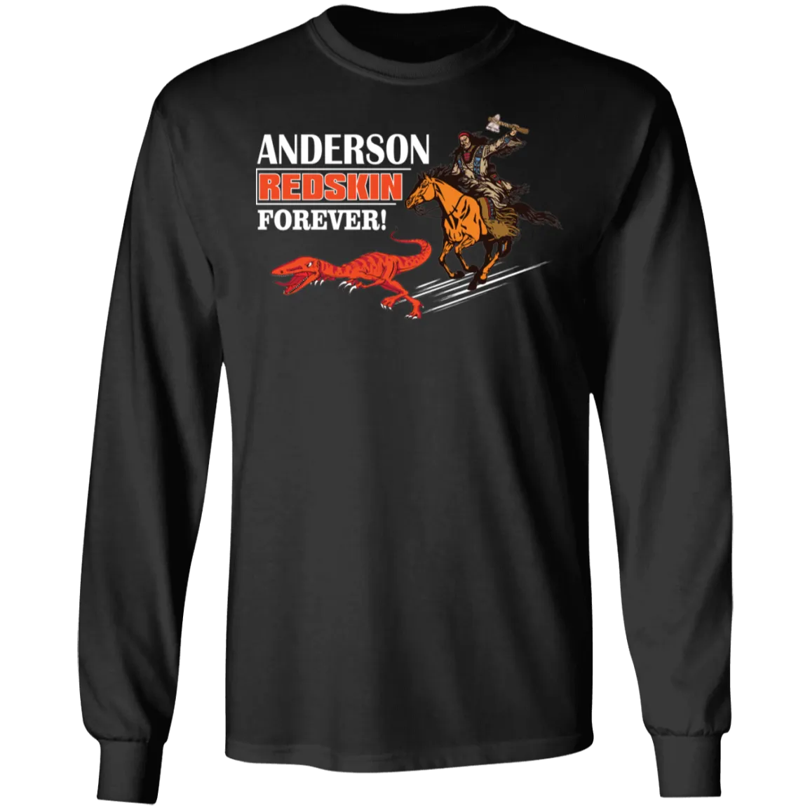 "REDSKIN FOREVER" Long Sleeve (Black) 2