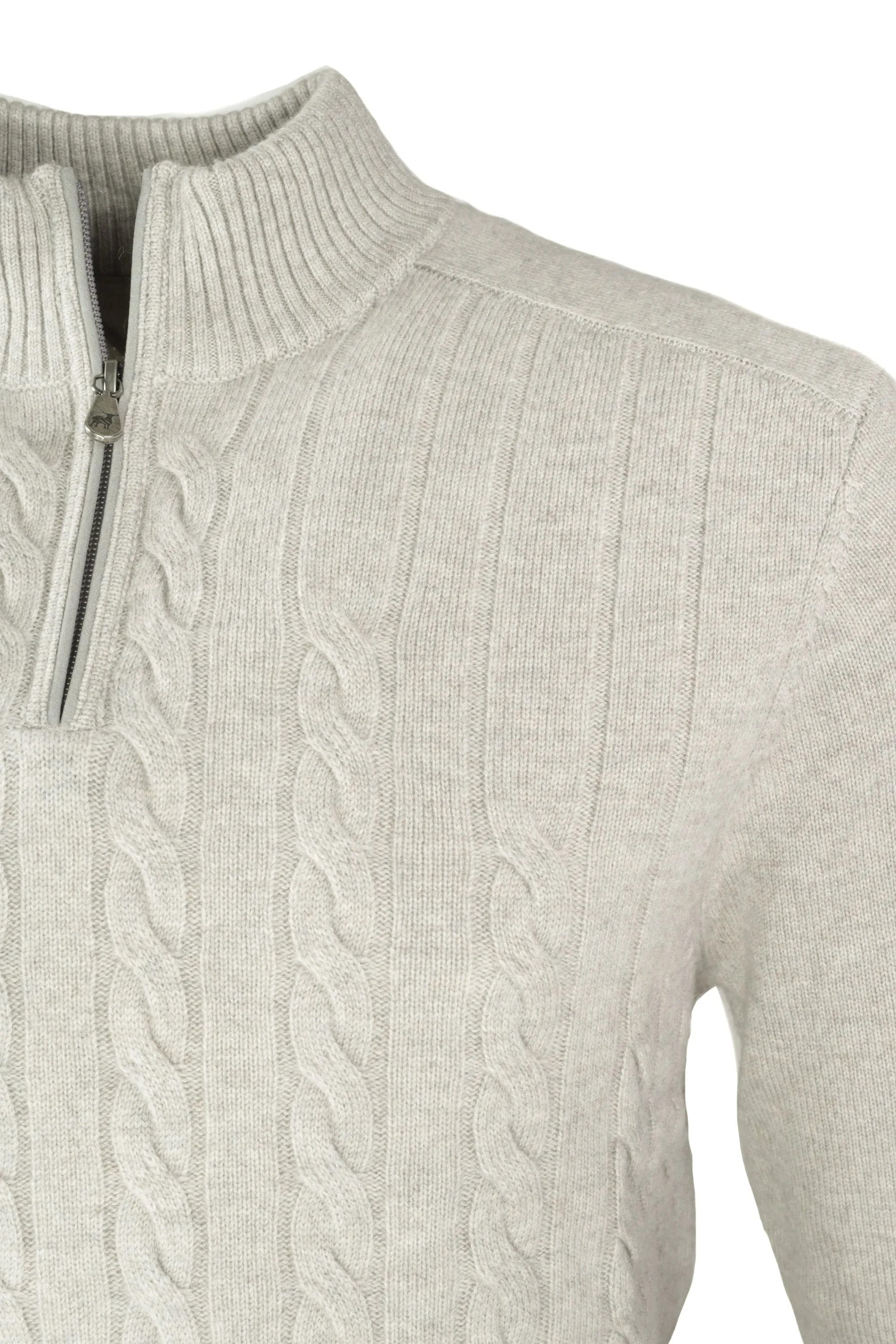 Raffi Cable Knit Sweater - Cloud