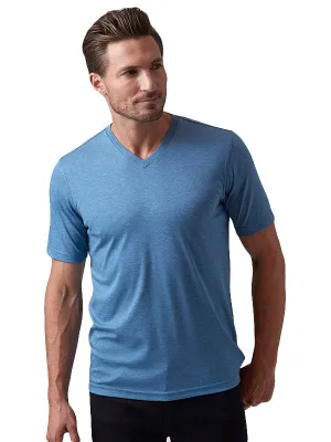 Raffi V-Neck Tee - Denim